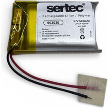 Aesco Sertec 902030 3.7V 500 Mah Li-Polymer Pil (DEVRELI/1.5A)
