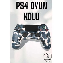 Aesco Ps4 Oyun Kolu Kamuflaj Desenli Joystick - Lisinya