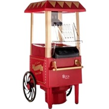 Aesco Yağsız Mısır Patlatma Makinesi Sıcak Hava Popcorn Makinesi Nostaljik Tasarım - Lisinya
