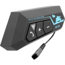 Aesco Motosiklet Kaskı Için Bluetooth Kulaklık Hands Free Çağrı Özellikli - Lisinya