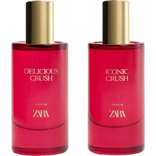 Zara Iconıc Crush Delıcıous Crush Parfum Edp 2X50ML Kadın Parfüm Seti