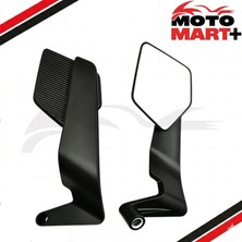 Motomart+ Benelli TRK502 Siyah Katlanır Ayna H2 MR0285