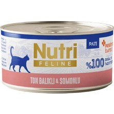 Aesco Nutri Feline Ton Balıklı ve Somonlu Tahılsız Kedi Konservesi 70 gr