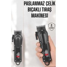 Aesco Sıfır Tıraş Makinesi Dijital Göstergeli Paslanmaz Çelik Bıçaklı Taşınabilir - Lisinya