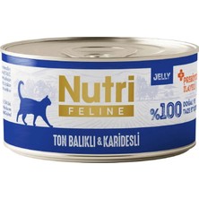 Aesco Nutri Feline Ton Balıklı ve Karidesli Tahılsız Kedi Konservesi 70 gr