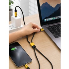 Aesco 240W 3'ü 1 Arada Hızlı Şarj Kablosu - Lisinya