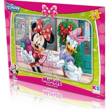 NW NessiWorld Mın 704 Minnie Mouse Frame Puzzle 24 Parça