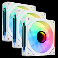 Teknoparkx Vento VF1204FIW 120MM Argb Kasa Fanı  3-Lü Paket BEYAZ(1923)