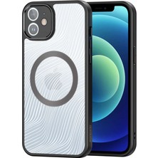 Aesco Dux Ducis iPhone 12 Aimo Series Mag Safe Premium Buzlu Sert Pc-Tpu KILIF-(5775)