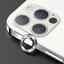 Aesco Usams Iphone 12 Pro Max 3D Metal Çerçeveli Kamera Lens KORUYUCU-(5775)