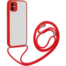 Aesco Ally iPhone 12 6.1 Askılı Koruyucu Silikon KILIF-(5775)