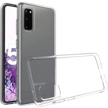 Aesco Sm Galaxy S20/ S2 Lite 2.0mm Şeffaf Silikon Kılıf Shockproof Kılıf -> ŞEFFAF-(5775)