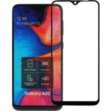 Aesco Samsung Galaxy A20E 3D Full Kaplama Kırılmaz Cam Ekran KORUYUCU-(5775)