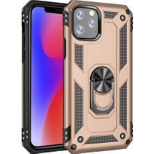 Aesco Ally iPhone 11 Pro 5.8 Inch Yüzüklü Kılıf Armor Shockproof Ring KILIF-(5775)