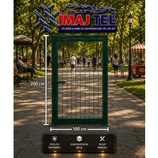 Imaj Tel Örgü Panel Çit Kapı Panelçit Tel Kapı Panel Çit Kanatlı Kapı Profil EBAT50*50 Kalınlık 1,5mm