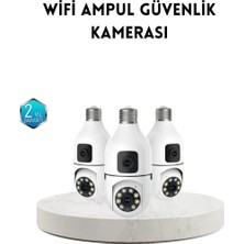 Aesco Ampul Tipi Wifi Kamera 2mp Lensli Full Hd Görüntü ve Akıllı Hareket Algılama