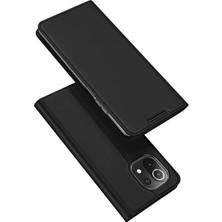 Aesco Dux Ducis Xiaomi Mi 11 Lite Kılıf Kapaklı Flip Cover Kılıf Skinpro SERIES-(5775)