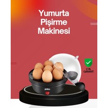 Aesco 7 Yumurtalık Buharlı Yumurta Pişirme Cihazı Otomatik Kapanma Özellikli
