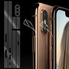 Aesco Iphone Xs Hidrojel Hayalet Yan Alt Üst Kamera KAPLAMA-(5775)