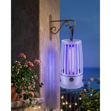 Aesco Uv Işıklı Elektrikli Böcek Öldürücü Lamba Gece Lambalı Sessiz ve Güvenli Kullanım