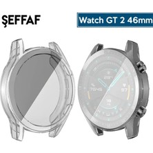 Aesco Ally Huawei Watch Gt2 46MM 360 Koruma Ultra Ince Silikon KILIF-(5775)