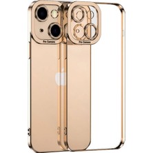 Aesco Ally Fashion Series iPhone 13 6.1inç Kılıf Renkli Kenar Lazer Çerçeveli Silikon KILIF-(5775)