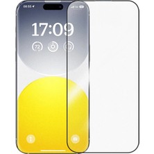 Aesco Baseus Crystalline iPhone 15 Için Parlama Önleyici Tempered Cam Ekran KORUYUCU-(5775)
