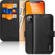 Aesco Dux Ducis iPhone 11 Pro 5.8inç Kılıf Mıknatıslı Cüzdanlı Deri Kılıf Hivo SERIES-(5775)