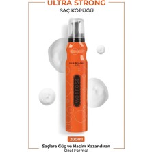 Aesco Ultra Strong Saç Köpük 200 ml - Ultra Güçlü Tutuş - Mrfs