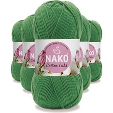 Aesco 5 Adet Cotton Lüks Yelek Tunik Kazak Bluz Hırka Ipi Yünü Yeşil 97576