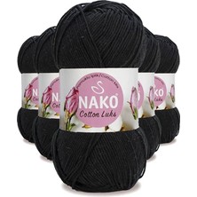 Aesco 5 Adet Cotton Lüks Yelek Tunik Kazak Bluz Hırka Ipi Yünü Siyah 97568