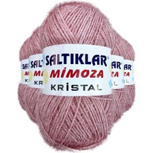 Aesco 5 Adet Mimoza Kristal Işıltılı Şal Patik Yelek Ipi 38