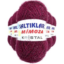 Aesco 5 Adet Mimoza Kristal Işıltılı Şal Patik Yelek Ipi 26