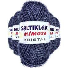 Aesco 5 Adet Mimoza Kristal Işıltılı Şal Patik Yelek Ipi 36