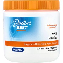 Doctor's Best Msm Powder Optimsm Bone Joint & Cartilage Skin, Nails 250 G