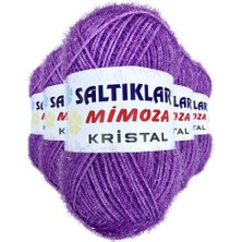 Aesco 5 Adet Mimoza Kristal Işıltılı Şal Patik Yelek Ipi 09