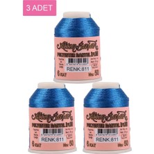 Aesco 3 Adet Altınbaşak Oya ve Dantel Ipi 20 gr - Royaleks - No: 811