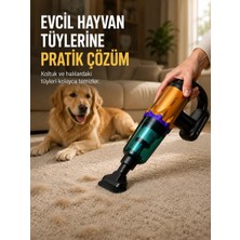 Aesco Yüksek Çekiş Gücüne Sahip Şarjlı El Süpürgesi Araç ve Ev Kullanımına Uygun