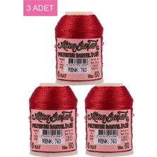 Aesco 3 Adet Altınbaşak Oya ve Dantel Ipi 20 gr - Royaleks - No: 763