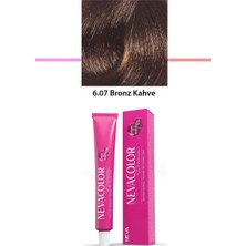 Aesco Premium 6.07 Bronz Kahve - Kalıcı Krem Saç Boyası 50 G Tüp