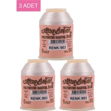 Aesco 3 Adet Altınbaşak Oya ve Dantel Ipi 20 gr - Royaleks - No: 903