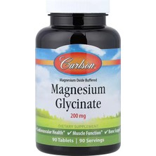 Carlson Magnesium Glycinate 200 Mg 90 Tablet