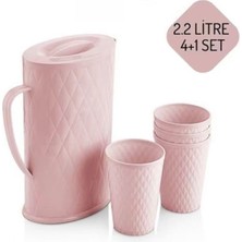 Aesco 4+1 Sürahi ve Bardak Su Seti 2.2 Lt