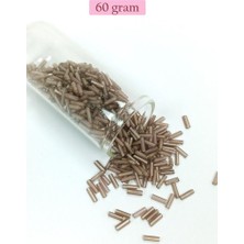 Aesco Uzun Boru Kesme Boncuk Çap 2mm Uzunluk 10 mm - 60 Gram - Duman - BNC292
