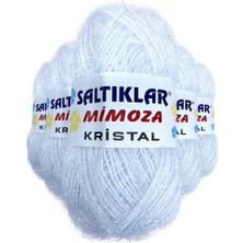 Aesco 5 Adet Mimoza Kristal Işıltılı Şal Patik Yelek Ipi Optik