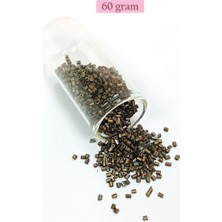 Aesco Kesme Cam Boncuk 2mm - 60 Gram - Mat Kahverengi - BNC396