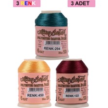 Aesco 3 Adet Altınbaşak Oya ve Dantel Ipi 20 gr - Royaleks - No: 450 - 122 - 294