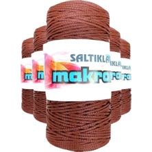 Aesco 5 Adet Polyester Makrome Ipi 2060 Taba 100 gr