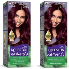 Aesco Naturals Saç Boyası Kızıl Kestane 3/66 2x Paket