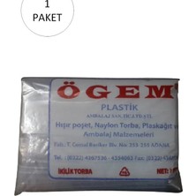 Aesco Bakkaliye Naylon Torba Ikilik 22X36 cm 1 kg 1 Paket (Takriben 195 Adet)